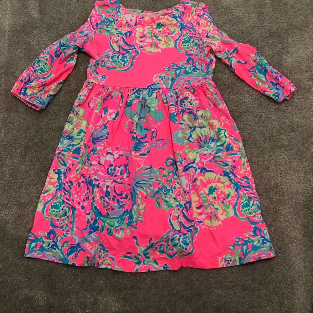 Girls Lilly Pulitzer Cold Shoulder Dress Size 8-10